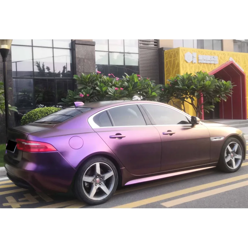 Matte Diamond Red Gold Vinyl Car Wrap K-4017