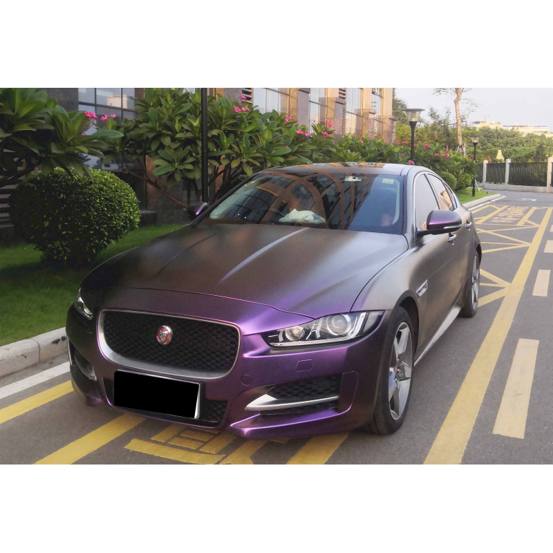 Matte Diamond Red Gold Vinyl Car Wrap K-4017