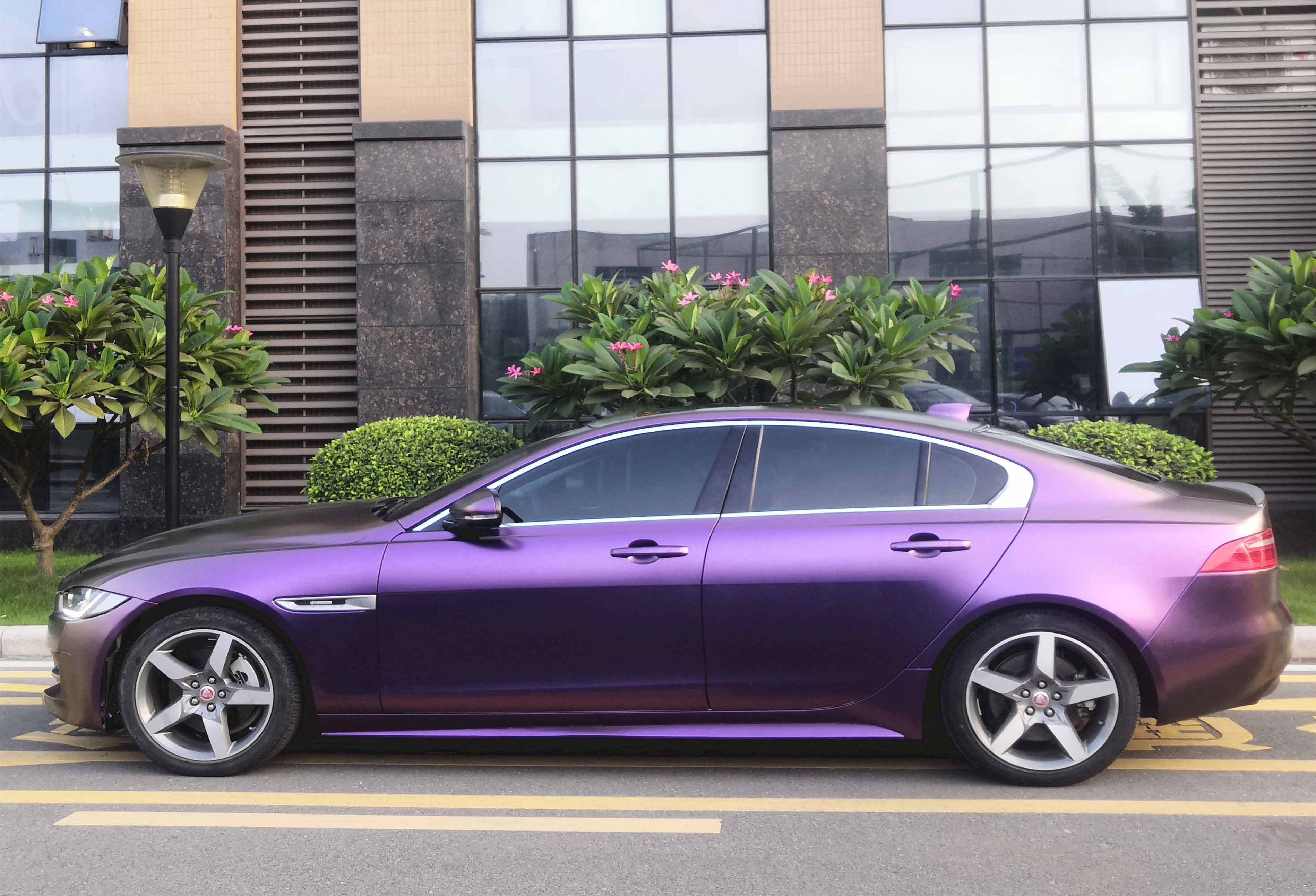 Matte Diamond Red Gold Vinyl Car Wrap K-4017