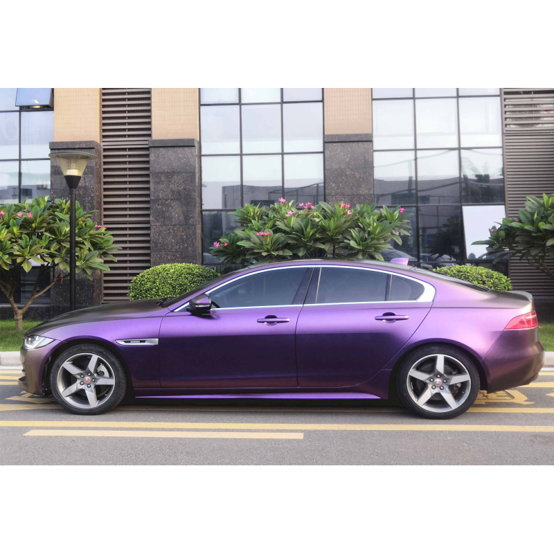 Matte Diamond Red Gold Vinyl Car Wrap K-4017