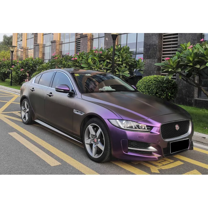 Matte Diamond Red Gold Vinyl Car Wrap K-4017 02