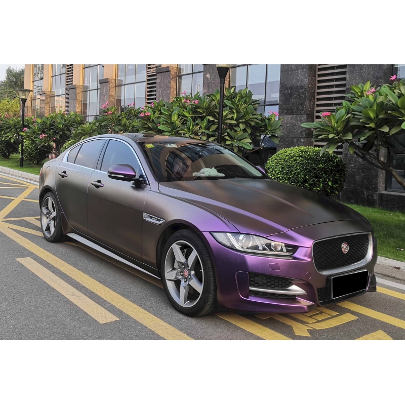 Matte Diamond Red Gold Vinyl Car Wrap K-4017 02