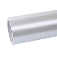Metal Paint White Vinyl Car Wrap K-2109