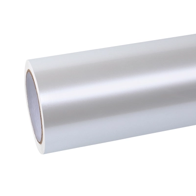 Metal Paint White Vinyl Car Wrap K-2109 01
