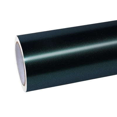 Pure Metal Dark Green Vinyl Car Wrap K-9214 01