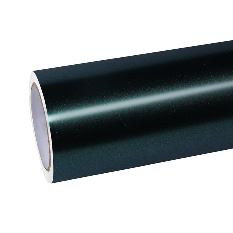 Pure Metal Dark Green Vinyl Car Wrap K-9214