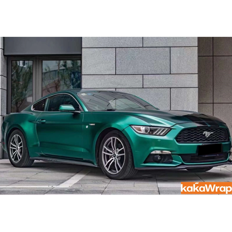 Pure Metal Emerald Green Vinyl Car Wrap K-9215 02