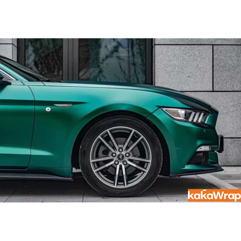 Pure Metal Emerald Green Vinyl Car Wrap K-9215