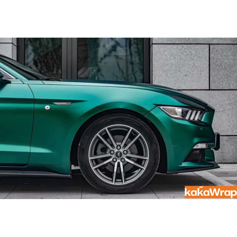 Pure Metal Emerald Green Vinyl Car Wrap K-9215