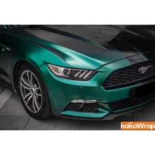 Pure Metal Emerald Green Vinyl Car Wrap K-9215