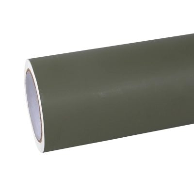 Ultimate Flat Khaki Green Vinyl Car Wrap K-2026 01