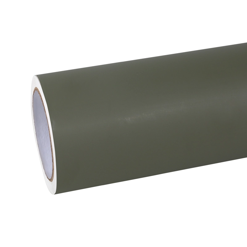 Ultimate Flat Khaki Green Vinyl Car Wrap K-2026