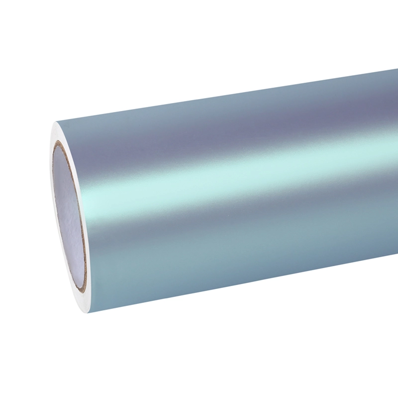 Ultra-Matte Green Blue Vinyl Car Wrap K-1003 01