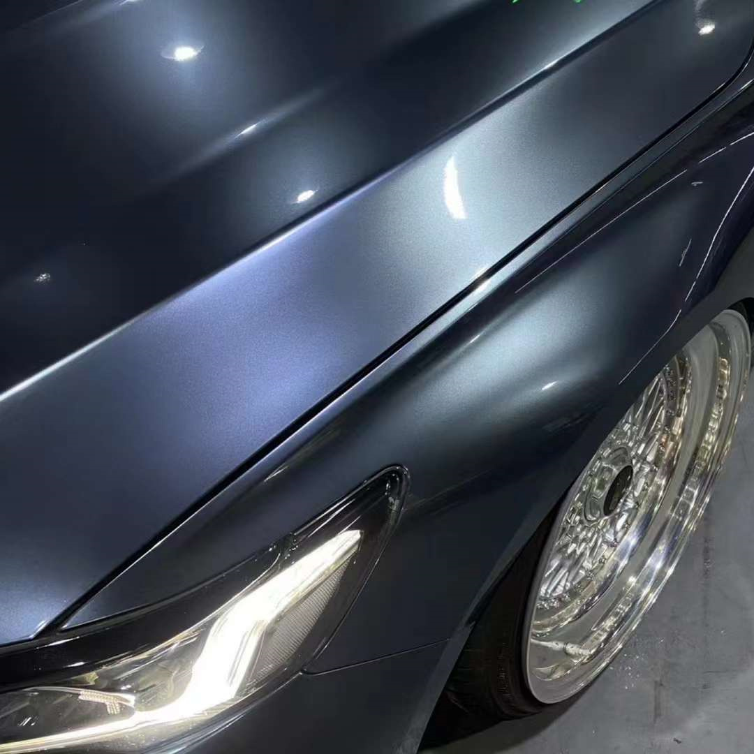 Byron Bay Blue Vinyl Car Wrap K-1221