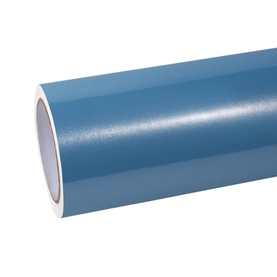 Porsche Blue Vinyl Car Wrap K-1419 01