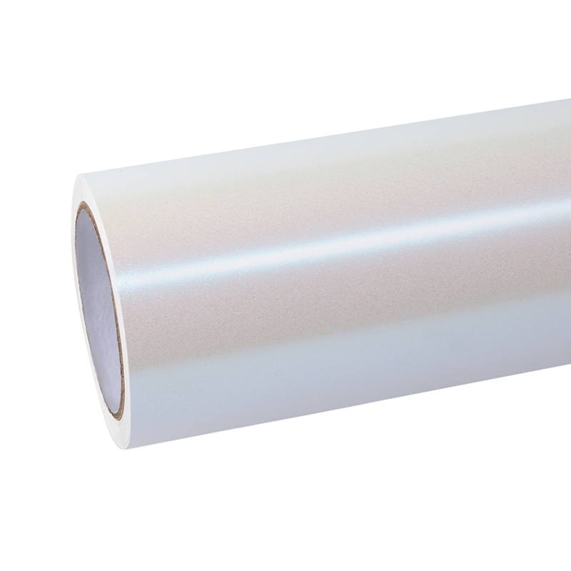 Diamond Gold White Vinyl Car Wrap K-1604