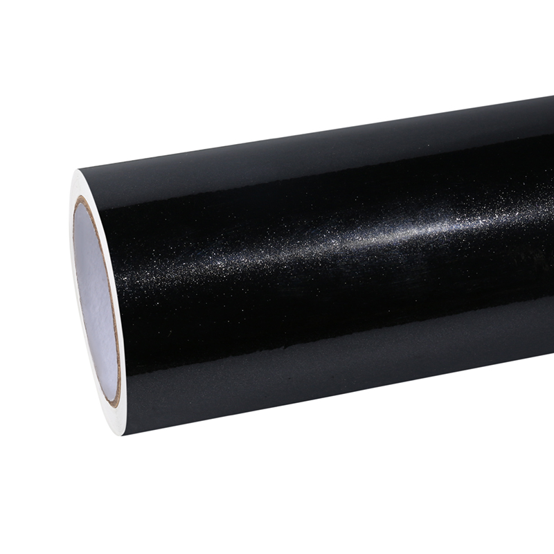 Diamond Peral Black Vinyl Car Wrap K-4024