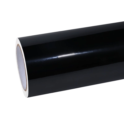 Glossy Crystal Black Vinyl Car Wrap K-7001 01
