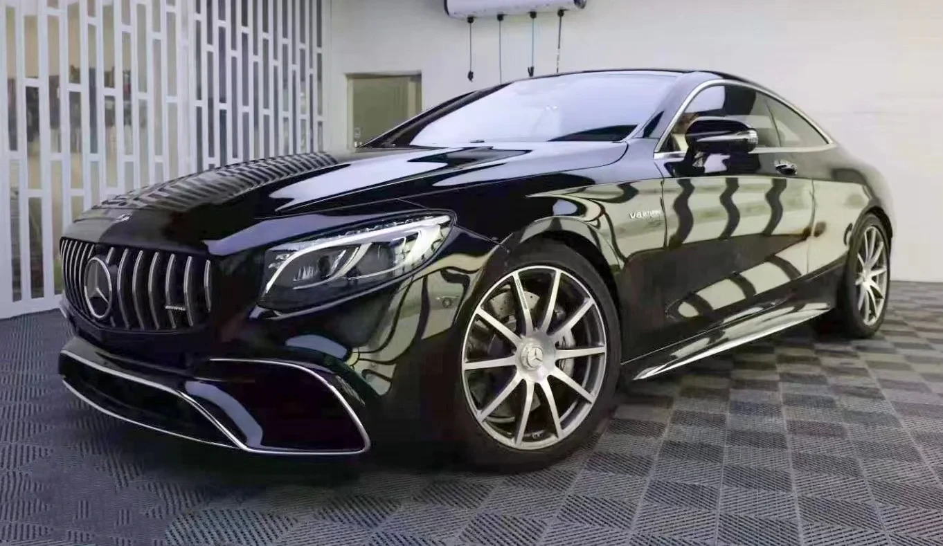 Glossy Metallic Black Vinyl Car Wrap K-1801