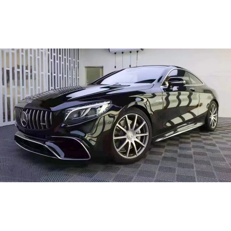 Glossy Metallic Black Vinyl Car Wrap K-1801 02