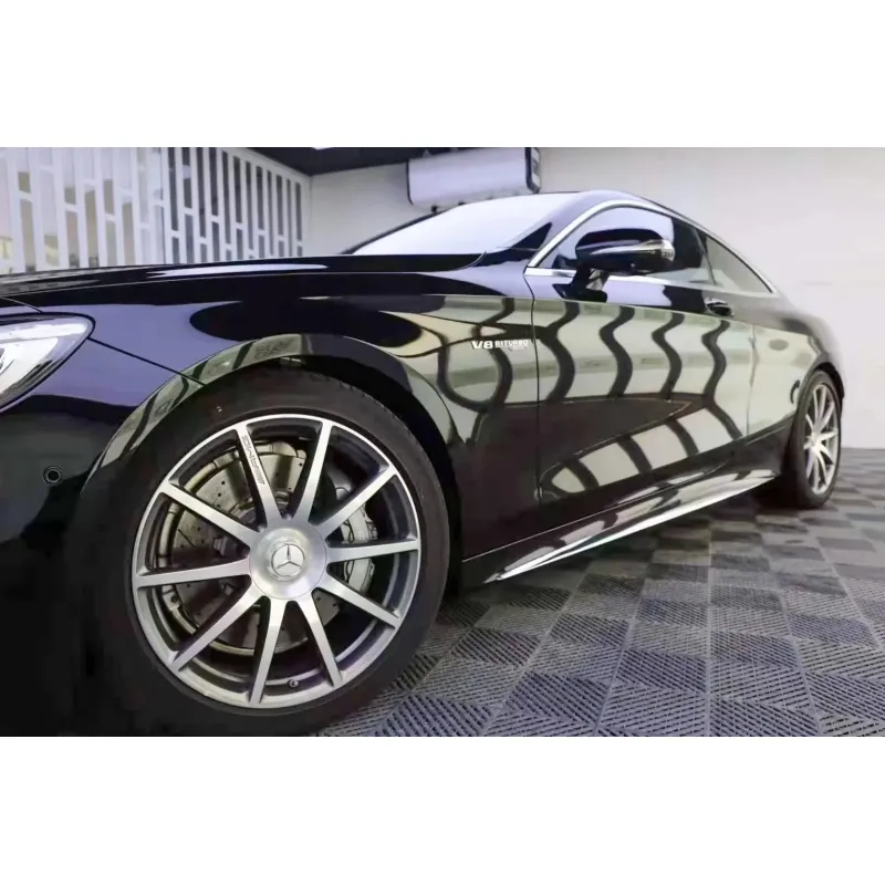 Glossy Metallic Black Vinyl Car Wrap K-1801