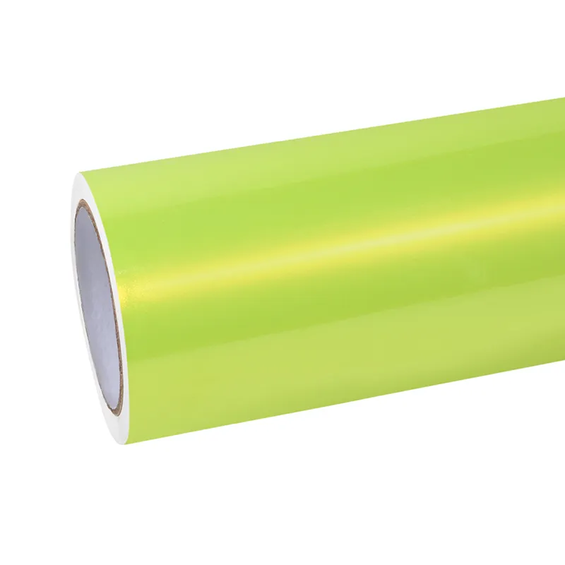 Magic Gold Fluorescence Vinyl Car Wrap K-5002 01