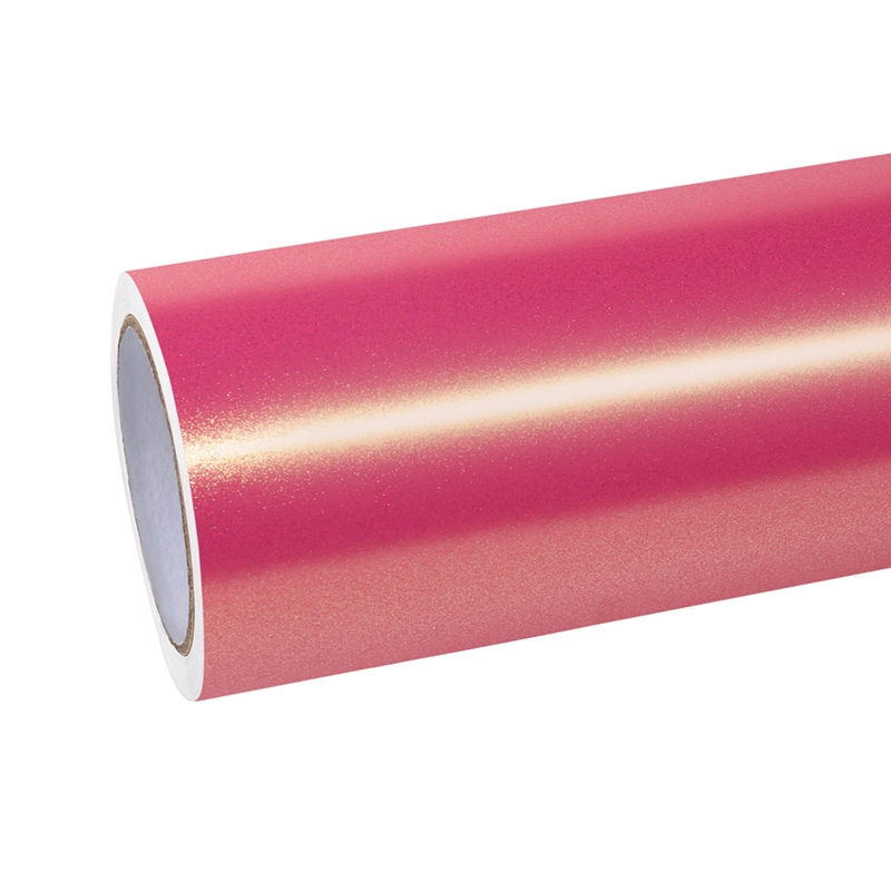 Matte Diamond Gold Pink Vinyl Car Wrap K-4003 01