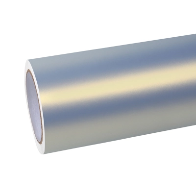 Matte Gold Blue Vinyl Car Wrap K-1201 01