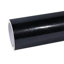 Sparkle Black Vinyl Car Wrap K-1606