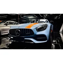 Ultimate Flat China Blue Vinyl Car Wrap K-2025