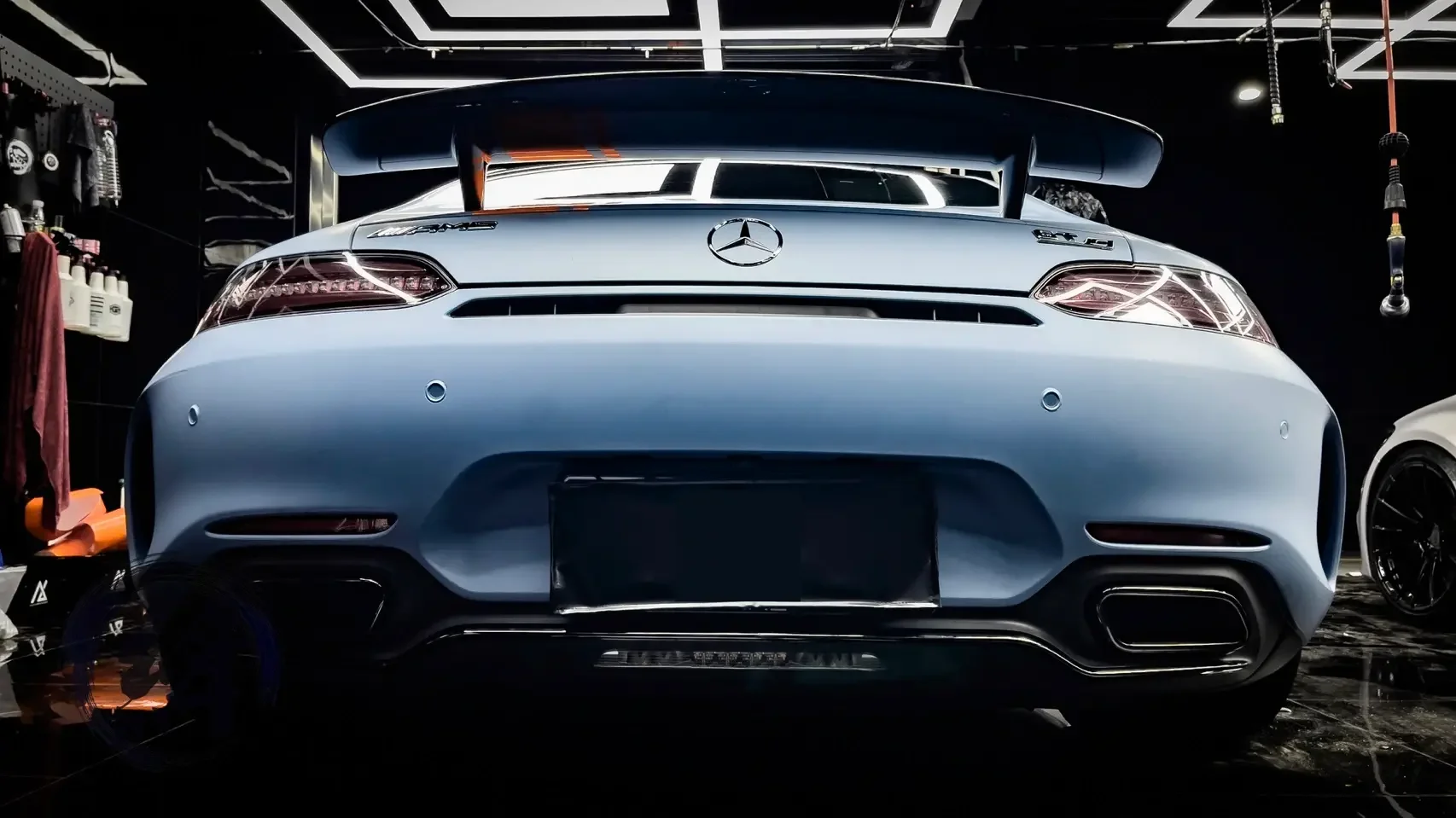 Ultimate Flat China Blue Vinyl Car Wrap K-2025