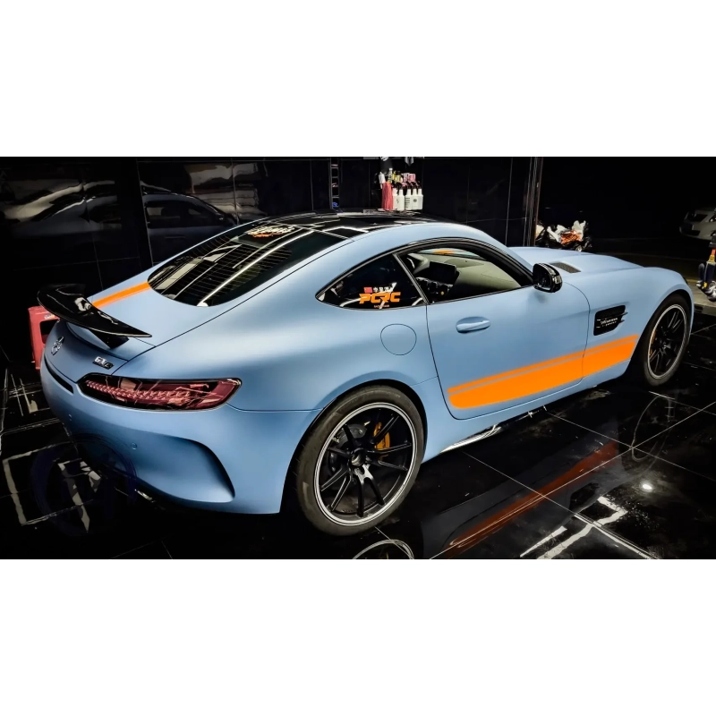 Ultimate Flat China Blue Vinyl Car Wrap K-2025 02