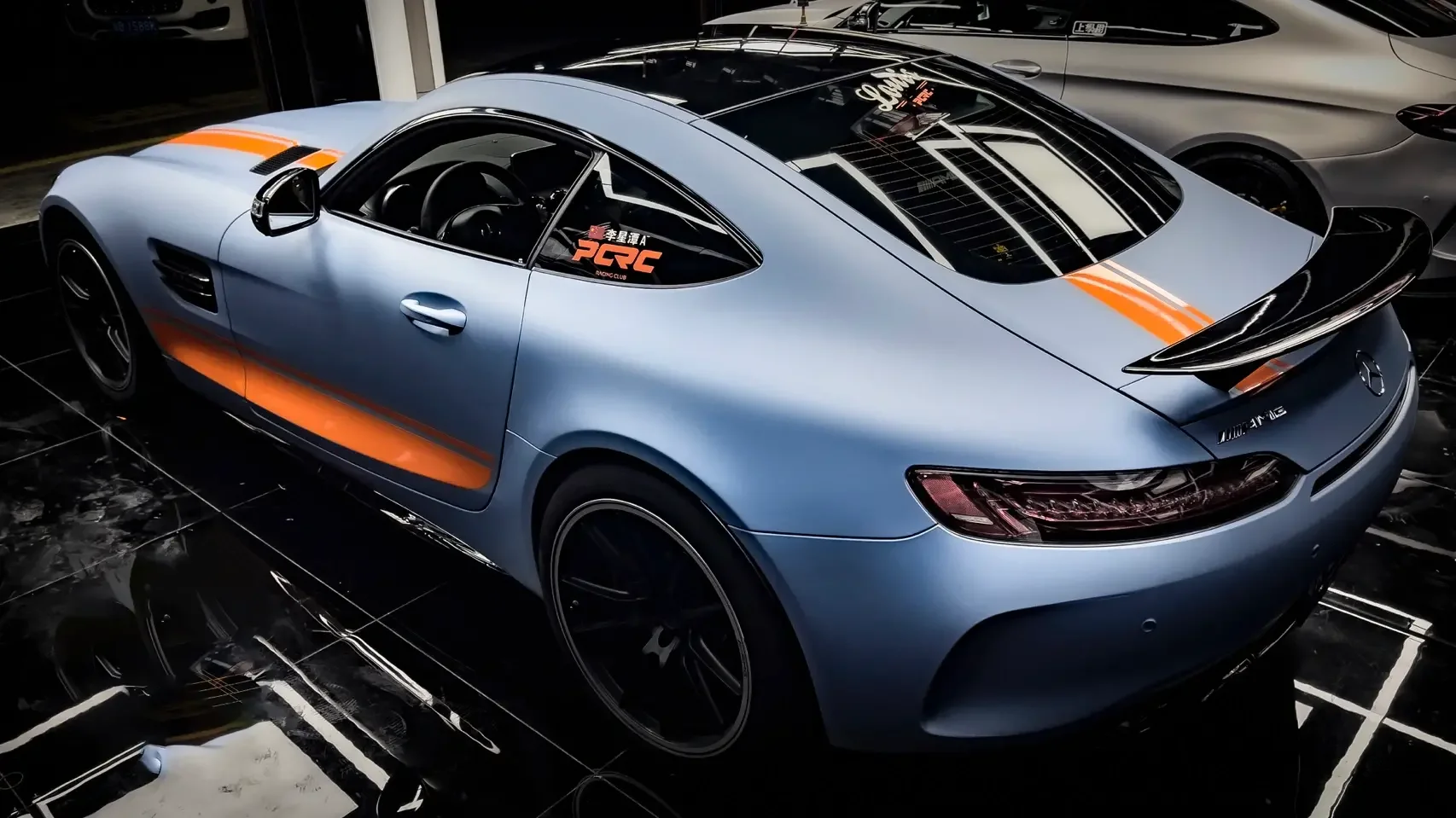 Ultimate Flat China Blue Vinyl Car Wrap K-2025