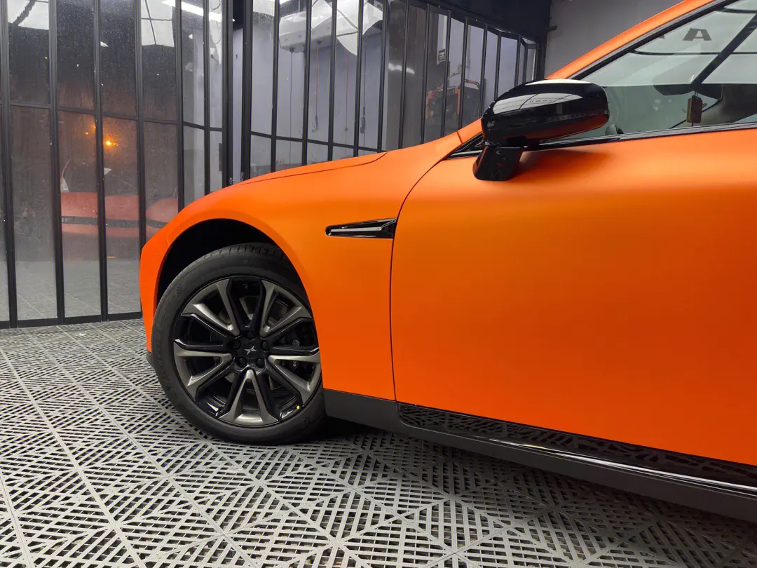 Ultimate Flat Orange Vinyl Car Wrap K-2016
