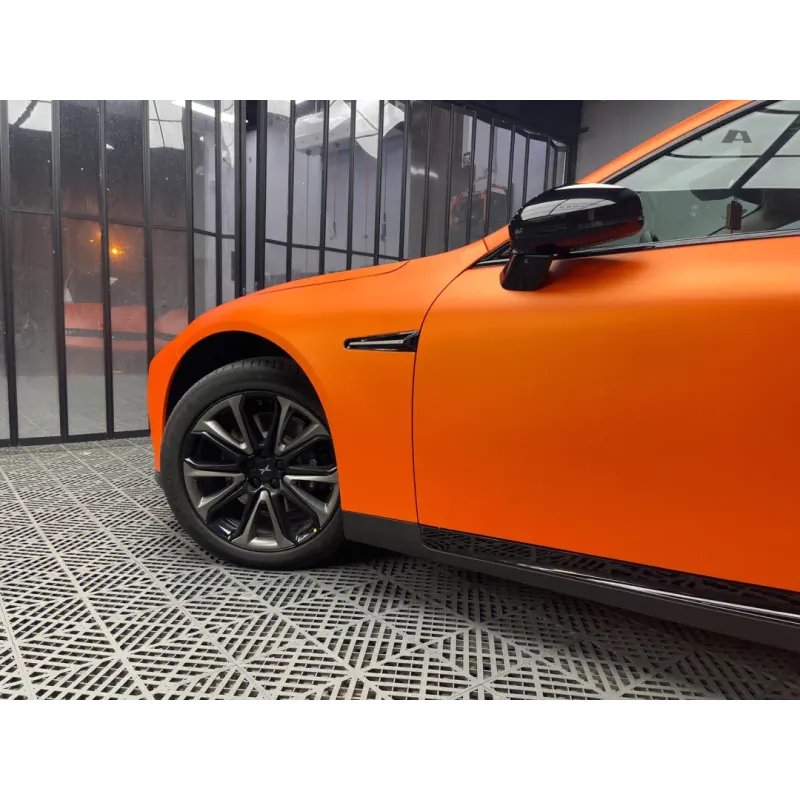 Ultimate Flat Orange Vinyl Car Wrap K-2016