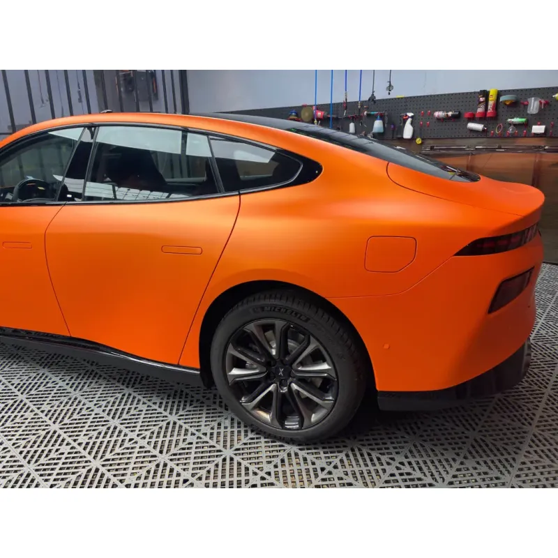 Ultimate Flat Orange Vinyl Car Wrap K-2016