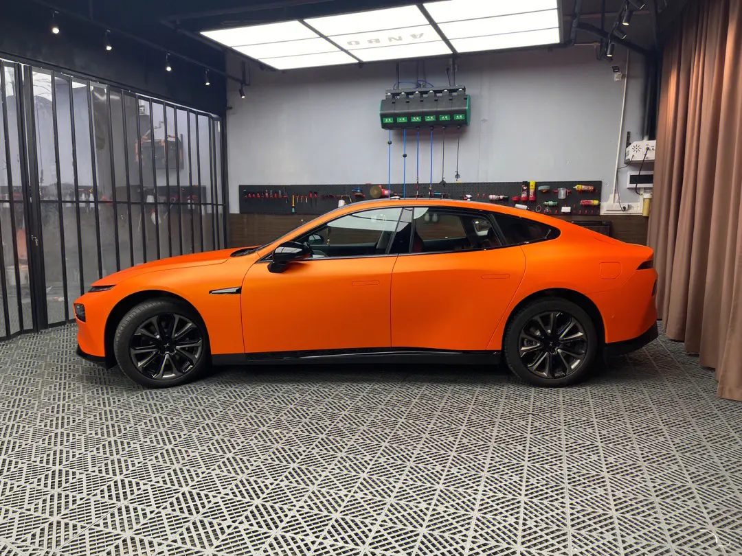 Ultimate Flat Orange Vinyl Car Wrap K-2016