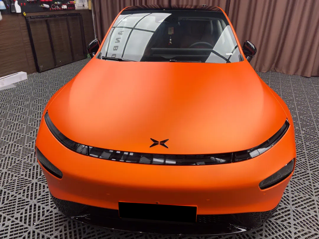Ultimate Flat Orange Vinyl Car Wrap K-2016