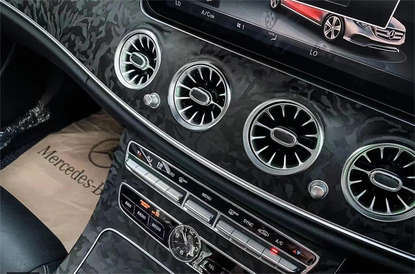 3D Ghost Camouflage Black Vinyl Car Wrap K-9503