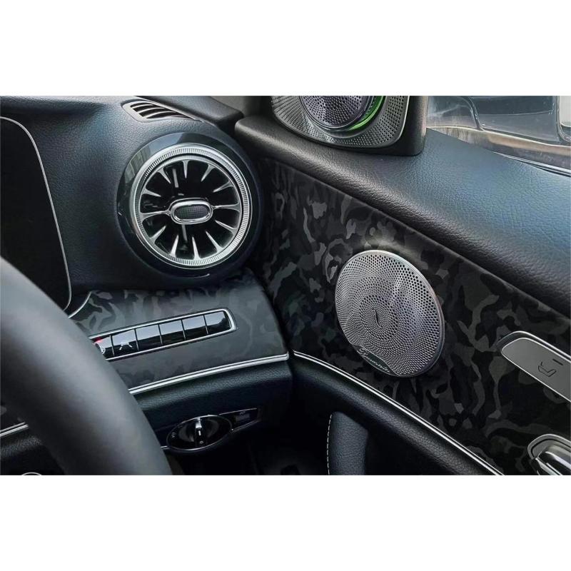 3D Ghost Camouflage Black Vinyl Car Wrap K-9503