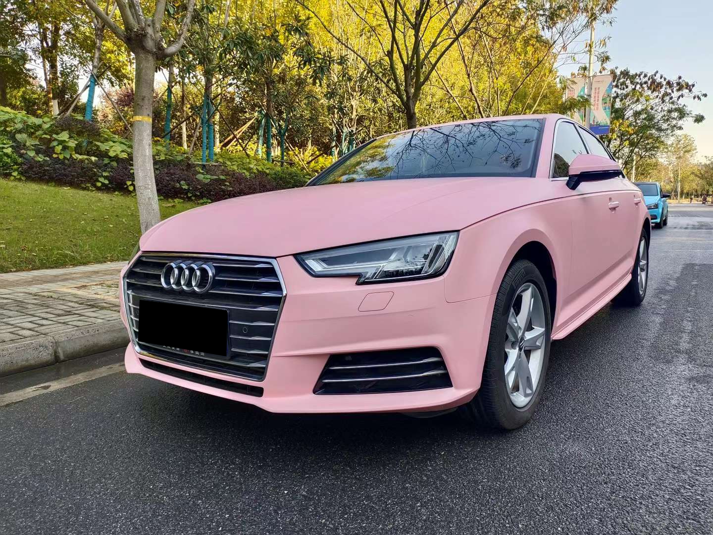 Ultimate Flat Rose Pink Vinyl Car Wrap K-2011
