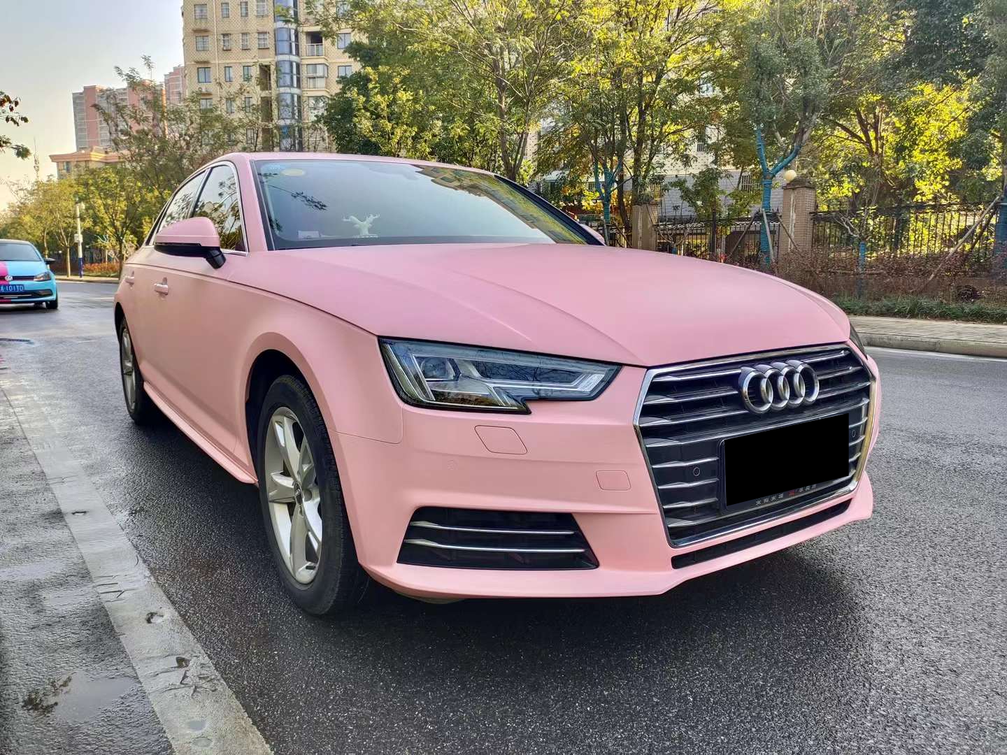 Ultimate Flat Rose Pink Vinyl Car Wrap K-2011