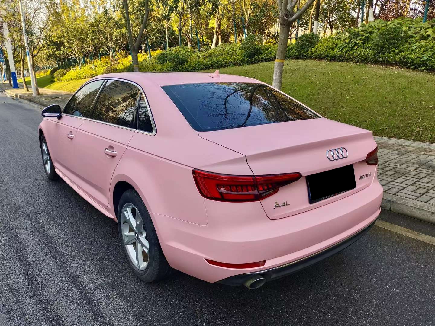 Ultimate Flat Rose Pink Vinyl Car Wrap K-2011