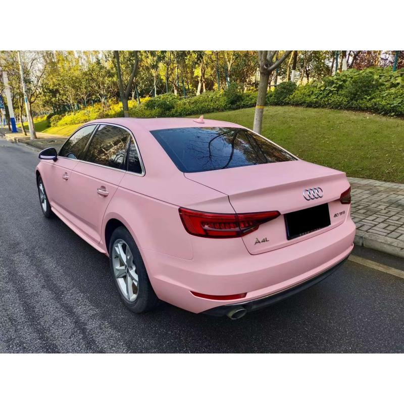 Ultimate Flat Rose Pink Vinyl Car Wrap K-2011
