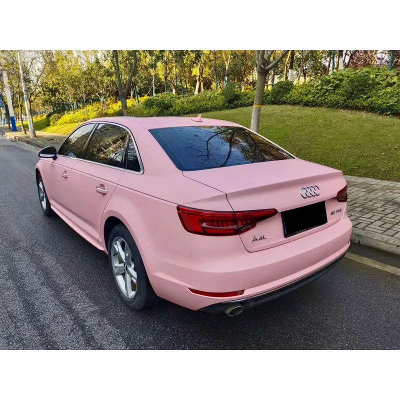 Ultimate Flat Rose Pink Vinyl Car Wrap K-2011