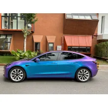 Glossy Auroral Blue Purple Vinyl Car Wrap K-4033