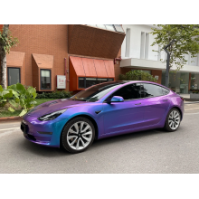 Glossy Auroral Blue Purple Vinyl Car Wrap K-4033