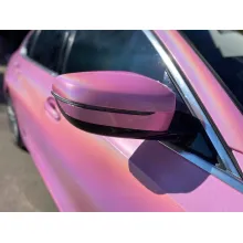 Glossy Laser Pink Vinyl Car Wrap K-3007（+1）