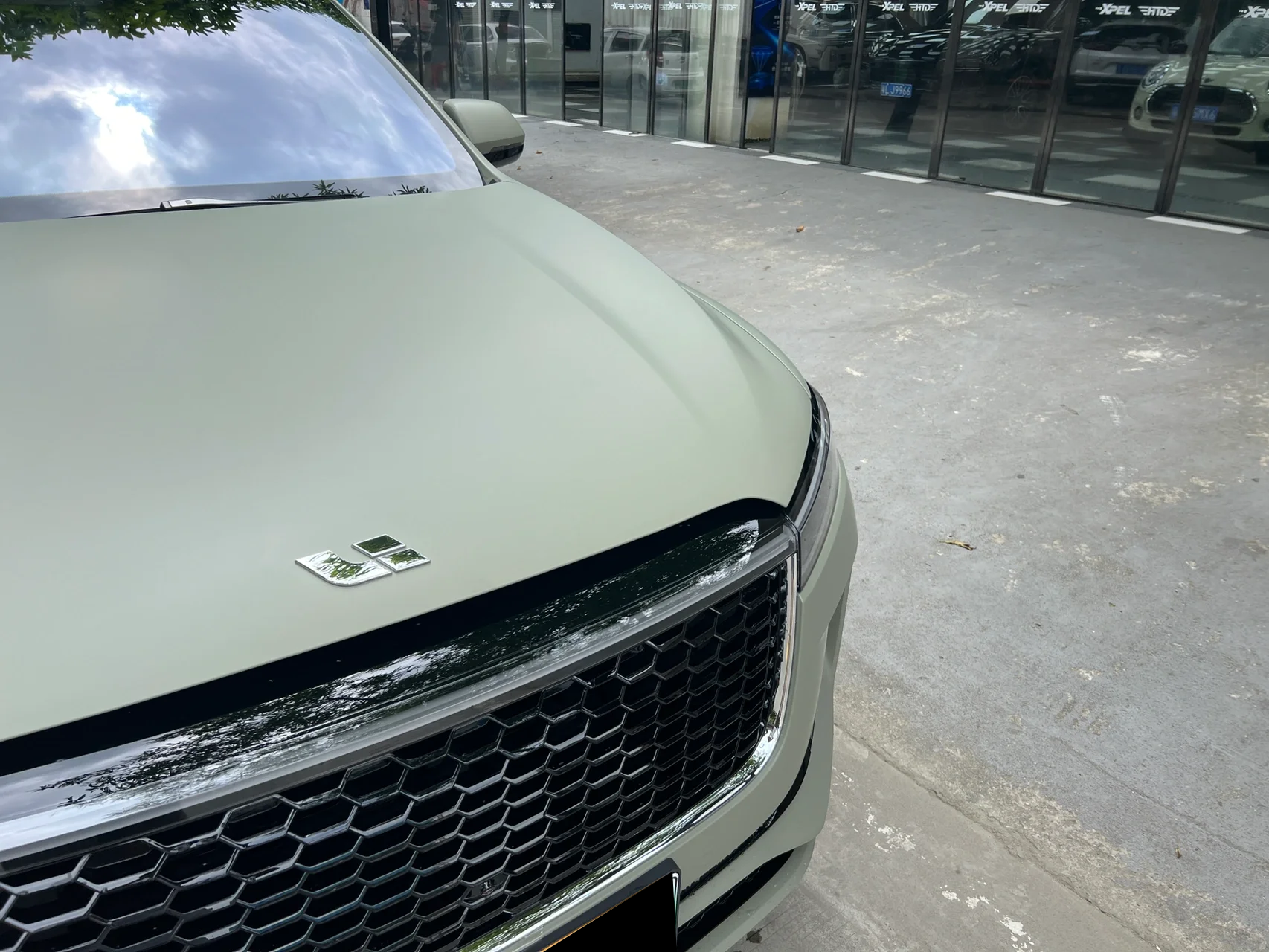 Ultimate Flat Khaki Light Green Vinyl Car Wrap K-2027