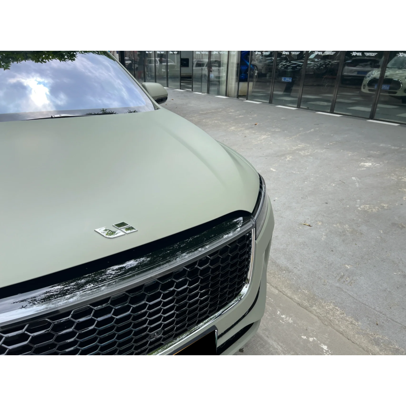 Ultimate Flat Khaki Light Green Vinyl Car Wrap K-2027